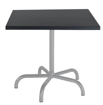 Schubiger M&ouml;bel Metalltisch S&auml;ntis Quadratisch