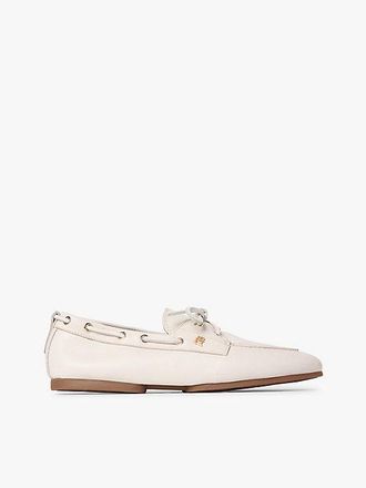 Tommy Hilfiger Leather TH Monogram Boat Shoes