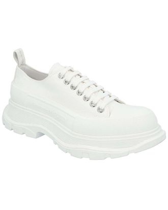 Alexander McQueen Alexander Mcqueen Mens Canvas Tread Low, Never Worn (Authentic Pre-Loved)