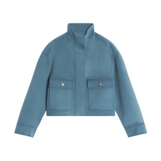 Maison Kitsun&eacute; Mujer, Chaquetas, Azul, Talla: S