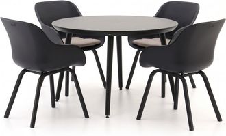 Hartman Hartman Le Soleil Element/Sophie Studio &oslash;128cm dining tuinset 5-delig