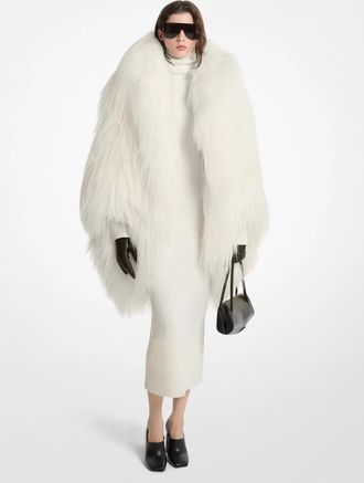 Michael Kors Shearling Bubble Coat