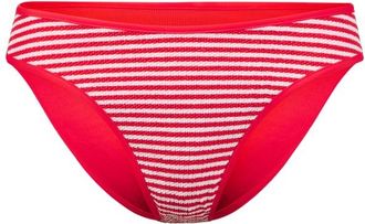 Seafolly Clubhouse High Leg Pant Bikini-Bottom f&uuml;r Damen | rot/rosa