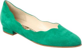 Ferragamo Turchina Leather Ballet Flat