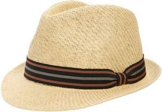 Goorin Brothers Tom Killian Straw Trilby in Stone at Nordstrom, Size Small