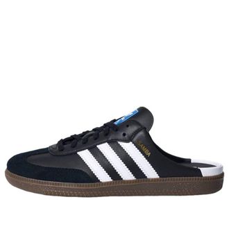 adidas (WMNS) adidas Samba Mules Black White LB3815