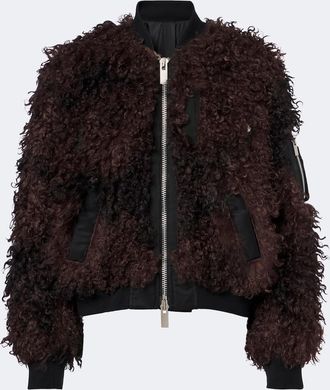 sacai Oversized bomber jacket