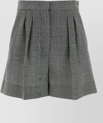 Max Mara virgin wool tailored shorts