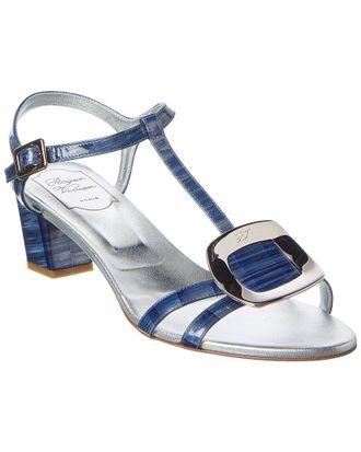 Roger Vivier Leather Slingback Sandal