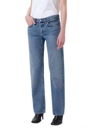 A Gold E Low Rise Slim Jeans In Downtown