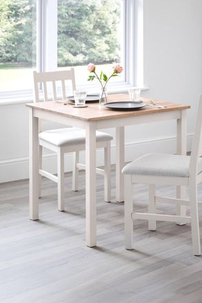 Julian Bowen Coxmoor Dining Chair (Set of 2) in Ivory