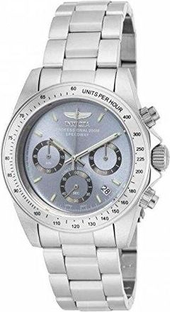 Invicta Speedway Chronograph Matt Dial Stainless Steel Mens Watch ILE9211A