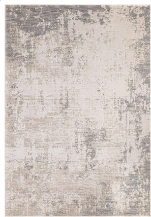 Novatrend Alfombra tejida plana moderna gris 120x160 cm