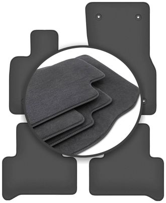 OEM Alfombrillas Premium Para: Alfa Romeo Stelvio Q4 (4wd) 4x4 Suv (2017-)
