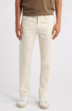AG - Adriano Goldschmied Everett Slim Straight Leg Jeans in 1 Year Ivory Cream at Nordstrom, Size 34 X 32