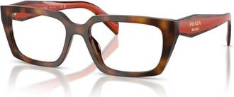 Prada Vista PRD05v Optisch Montuur - unisex - Brillen - Bruin - ONE Size - Accessoires