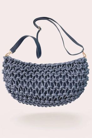 Debbie Katz Womens Barbara Crossbody Bag In Blue