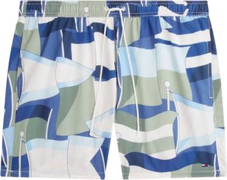 Tommy Jeans Badmode, Heren, Veelkleurig, M, Nylon, Sea Clothing Fantasy