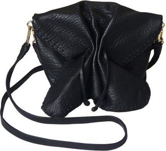 Carlos Falchi Medium Butterfly Leather Bag in Black at Nordstrom