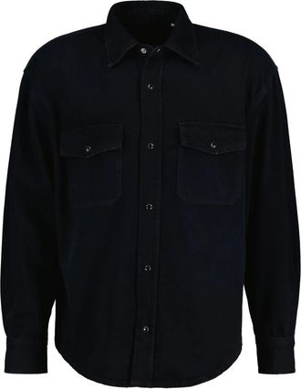 GANT Camicie Casual Shirt - Heren - Casual Overhemden - Zwart - S - Overhemden
