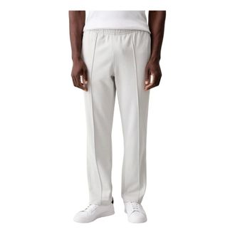 Lacoste Trim Accent Piqu&eacute; Joggingbroek - Heren - Broeken - Grijs - Maat: M Piqu&eacute;
