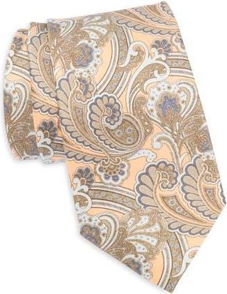 Robert Graham Paisley Silk Tie in Orange at Nordstrom Rack