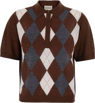 Semicouture Donna, Top, Marrone, S, new
