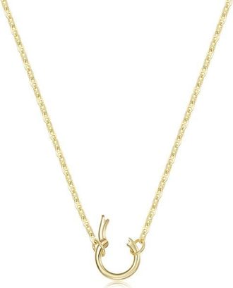 Lafonn Lucy Charm Enhancer Chain Necklace in Gold at Nordstrom, Size 20