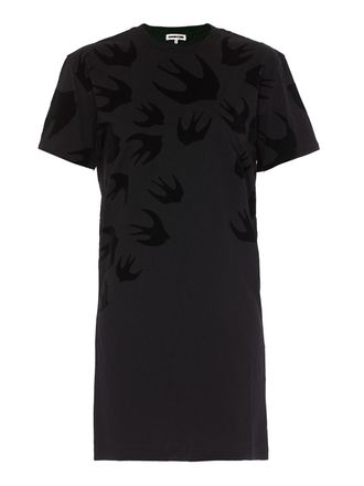 McQ by Alexander McQueen Swallow print T-shirt dress