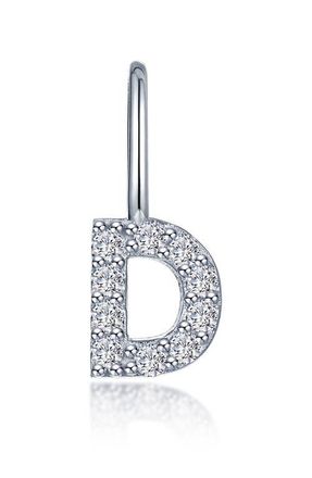 Lafonn Letter Charm Pendant in Silver D at Nordstrom
