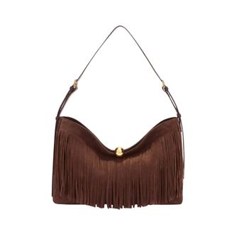 Furla Tassen, Dames, Bruin, ONE Size, Leer, Tonie Schoudertas