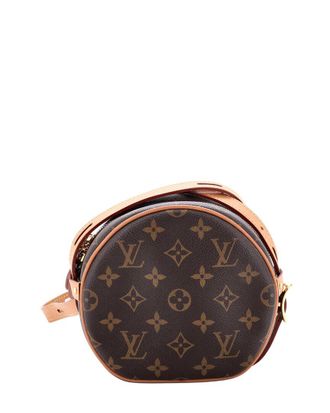 Louis Vuitton Brown Monogram Canvas Boite Chapeau Souple Bag Pm (Authentic Pre-Loved)