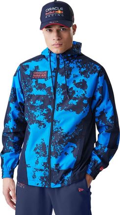 New Era Oracle Red Bull Racing F1 Team Official Formula 1 Windbreaker Jacket Blue, Blue, XXL