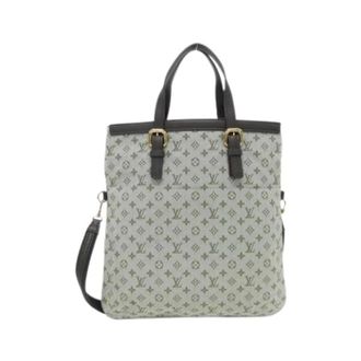 Louis Vuitton Pre-owned Tote Bags, female, Green, Size: ONE SIZE Pre-owned Canvas Tote Bag