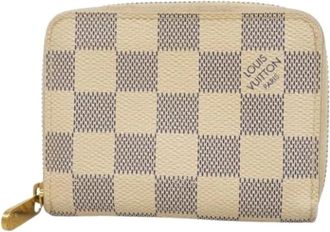 Louis Vuitton Pre-owned Wallets, female, White, Size: ONE SIZE Pre-owned Fabric Wallet