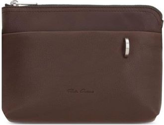 Rick Owens Saddle leather wallet - women - Calf Leather - One Size - Brown