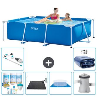 Intex Piscina Con Estructura Rectangular - 220x150x60 Cm - 7-piezas S20013
