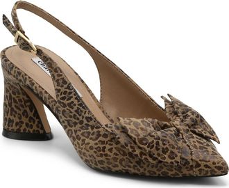Charles by Charles David Antella Faux Leather Slingback Pump in Tan-Dark Brown-Leopard at Nordstrom, Size 9.5