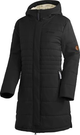 Maier Sports Winterjacke MAIER SPORTS LAERKE 2.0, Damen, Gr. 36, schwarz, 100% Polyester, regular fit, Jacken Winterjacke, Damen Mantel, atmungsaktiver Wintermante