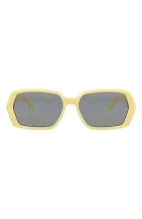 Alaia Sunglasses in Yellow Yellow Grey at Nordstrom Rack