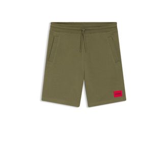 HUGO BOSS Logo-label shorts in cotton terry