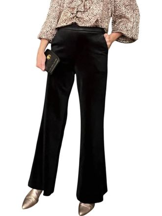 Traffic People Corduroy Clan Trouser Pants In Black
