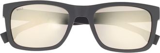 BOSS 55mm Square Sunglasses in Matte Black at Nordstrom Rack
