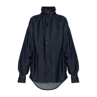 Iro Camicia in denim Coming - - Blouses & Shirts - Donna - Blu - M