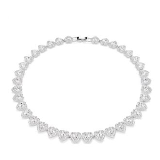 Swarovski Ariana Grande Tennis Ketting - Dames - Kettingen - Grijs - ONE Size - Accessoires