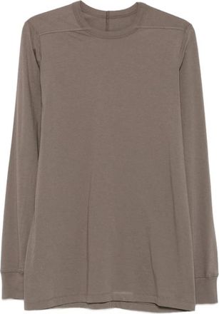 Rick Owens Level Long Sleeve T-shirt - Heren - Longsleeves - Grijs - M - Katoen - Tops