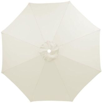 OEM Funda De Repuesto 3m Para Sombrilla De 8 Varillas, Impermeable, Resistente A Los Rayos Uv, Lavable, Transpirable, Color Crema-crezuo
