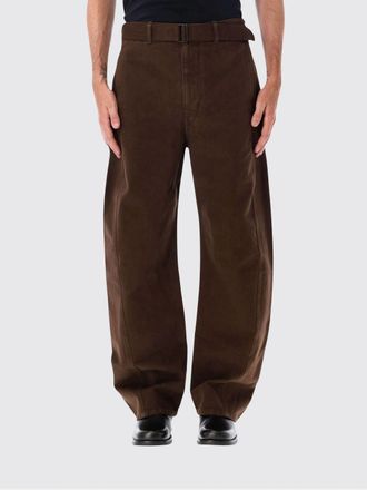 Christophe Lemaire Baggy Wide-Leg Jeans in Cotton Denim with a Mid-Rise Waist