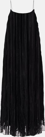 Toteme Abito lungo in tulle con stampa floreale