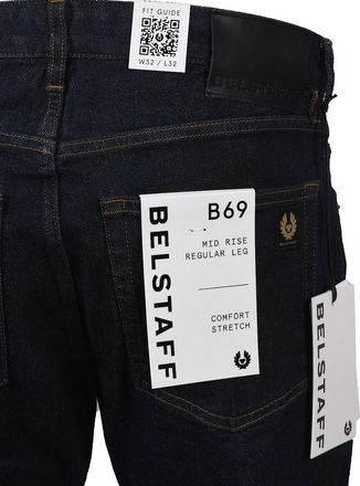 Belstaff Mens Belstaff B69 Regular Fit Jeans Indigo - Navy - Size: 34/32